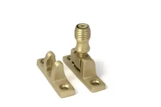52355 From The Anvil Satin Brass Beehive Brighton Fastener - Narrow &lpar;Square&rpar;