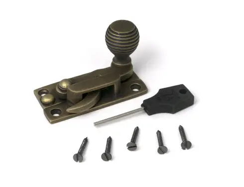 Click Here To Enlarge This Photo Of 52365 From The Anvil Burnished Brass Beehive Sash Hook Fastener