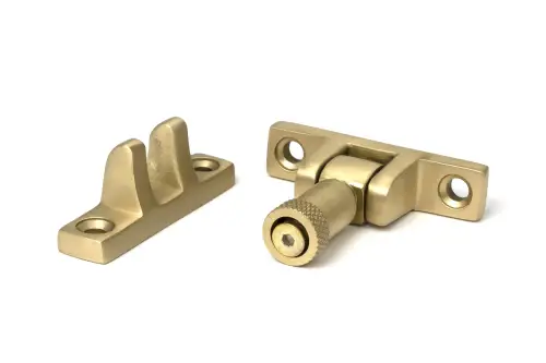Click Here To Enlarge This Photo Of 52353 From The Anvil Satin Brass Brompton Brighton Fastener - Narrow &lpar;Square&rpar;