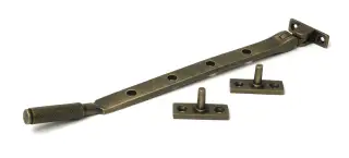 52324 From The Anvil Burnished Brass 10" Brompton Stay