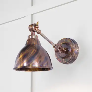 Click Here To Enlarge This Photo Of 49749 From The Anvil Burnished Brindley Wall Light