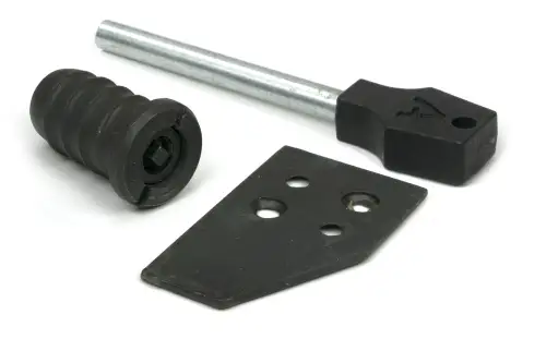 Click Here To Enlarge This Photo Of 52472 From The Anvil Beeswax Flush Sash Stop with Key