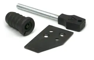 52472 From The Anvil Beeswax Flush Sash Stop with Key