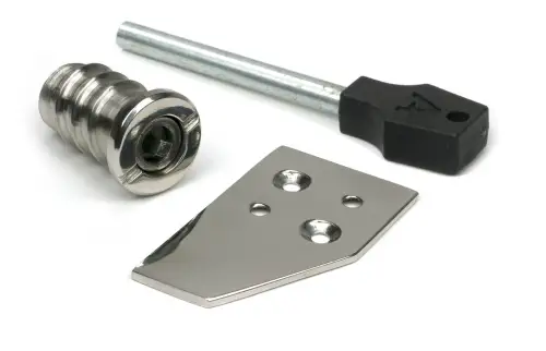 Click Here To Enlarge This Photo Of 52474 From The Anvil Polished Marine SS &lpar;316&rpar; Flush Sash Stop with Key