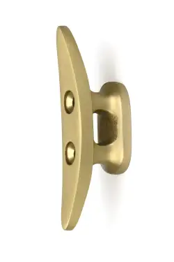 Click Here To Enlarge This Photo Of 52243 From The Anvil Satin Brass Marine Cleat Hook