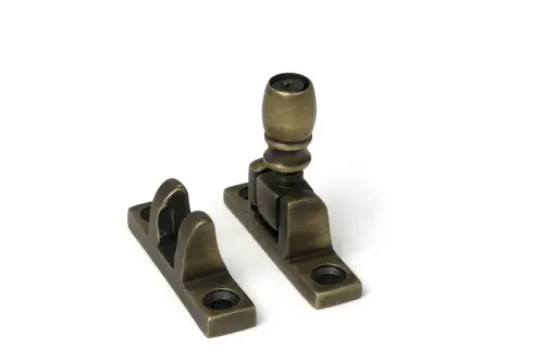 Click Here To Enlarge This Photo Of 52352 From The Anvil Burnished Brass Mushroom Brighton Fastener - Narrow &lpar;Square&rpar;