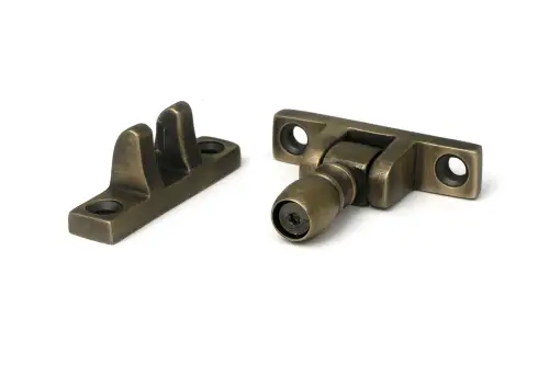 Click Here To Enlarge This Photo Of 52352 From The Anvil Burnished Brass Mushroom Brighton Fastener - Narrow &lpar;Square&rpar;