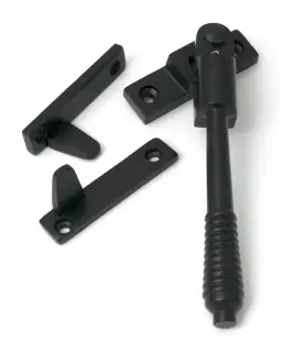 52525 From The Anvil Matt Black Night-Vent Locking Reeded Fastener