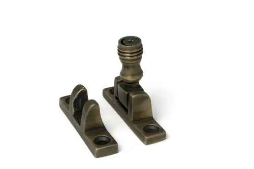 Click Here To Enlarge This Photo Of 52350 From The Anvil Burnished Brass Prestbury Brighton Fastener - Narrow &lpar;Square&rpar;