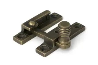 52358 From The Anvil Burnished Brass Prestbury Quadrant Fastener - Narrow