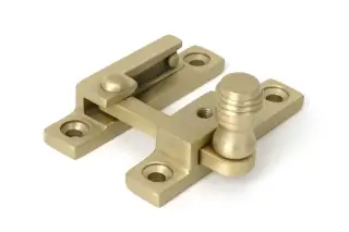 52362 From The Anvil Satin Brass Prestbury Quadrant Fastener - Narrow