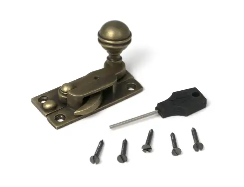 Click Here To Enlarge This Photo Of 52367 From The Anvil Burnished Brass Prestbury Sash Hook Fastener