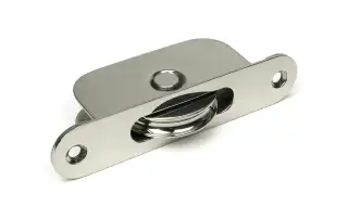 52484 From The Anvil Polished Marine SS &lpar;316&rpar; Radiused Sash Pulley 75kg