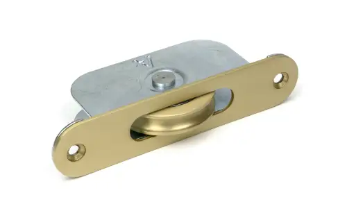 Click Here To Enlarge This Photo Of 52398 From The Anvil Satin Brass Radiused Sash Pulley 75kg