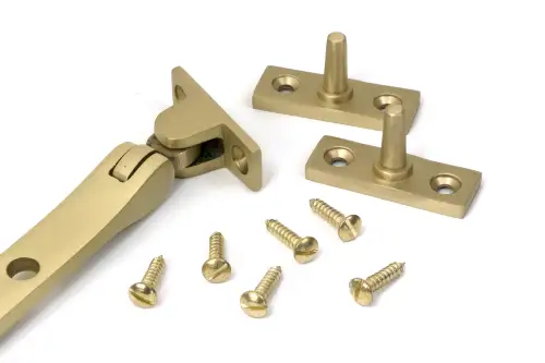 Click Here To Enlarge This Photo Of 52332 From The Anvil Satin Brass 8" Reeded Stay