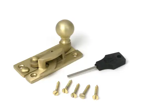 Click Here To Enlarge This Photo Of 52377 From The Anvil Satin Brass Sash Hook Fastener