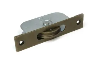 52386 From The Anvil Burnished Brass Square Ended Sash Pulley 75kg