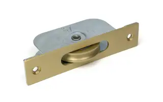 52387 From The Anvil Satin Brass Square Ended Sash Pulley 75kg
