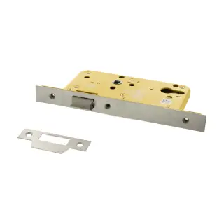 Atlantic - ALKDINL60HDSC DIN Heavy Duty Latch 60mm Backset - Satin Chrome