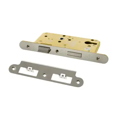 Click Here To Enlarge This Photo Of Atlantic - ALKDINRES60HDPC DIN &lpar;Radius&rpar; Heavy Duty Euro Profile Sashlock 60mm Backset &lpar;72mm c&sol;c&rpar; - Polished Chrome