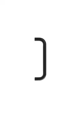 Click Here To Enlarge This Photo Of Eclipse 34546 225mm x 19mm D Shaped Pull Handle &lpar;M8 Brass Insert&rpar; - Matt Black