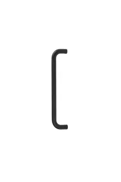 Click Here To Enlarge This Photo Of Eclipse 34547 300mm x 19mm D Shaped Pull Handle &lpar;M8 Brass Insert&rpar; - Matt Black