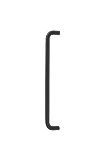 Eclipse 34548 425mm x 19mm D Shaped Pull Handle &lpar;M8 Brass Insert&rpar; - Matt Black