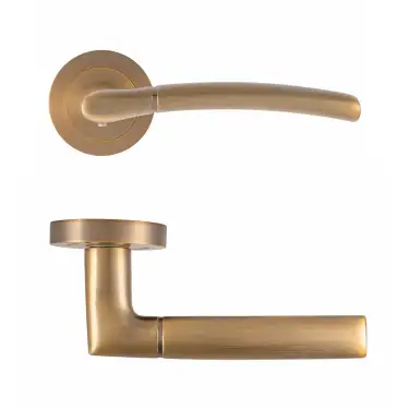Click Here To Enlarge This Photo Of Eclipse 62158 Matt Antique Brass 'Tifosi' Lever on Round Rose Set &lpar;Freestyle Range&rpar;