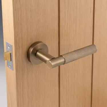 Click Here To Enlarge This Photo Of Eclipse 63247 Matt Antique Brass 'Linear' Lever on Round Rose Set &lpar;Insignia Range&rpar;