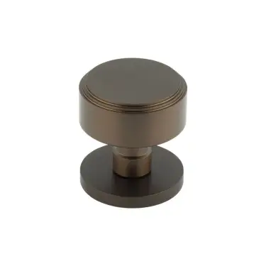 Click Here To Enlarge This Photo Of JV804DB Frelan Hardware Jedo 'Step' Dark Bronze Mortice Knob