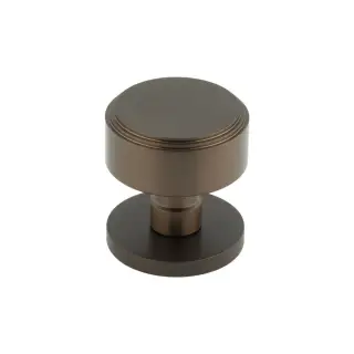 JV804DB Frelan Hardware Jedo 'Step' Dark Bronze Mortice Knob