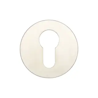JSS28 Frelan Hardware Satin Stainless Steel &lpar;G201&rpar; Euro Profile Escutcheon 52x8mm