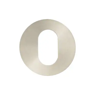 Click Here To Enlarge This Photo Of JSS04 Frelan Hardware Satin Stainless Steel &lpar;G304&rpar; Oval Profile Escutcheon 52x5mm