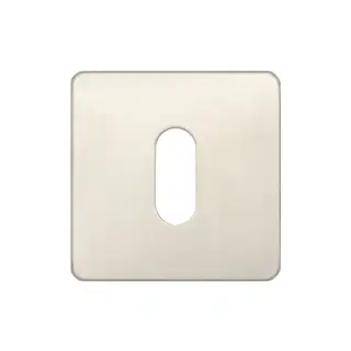 JSS10 Frelan Hardware Satin Stainless Steel Square Standard Keyway Escutcheon 52mm x 52mm