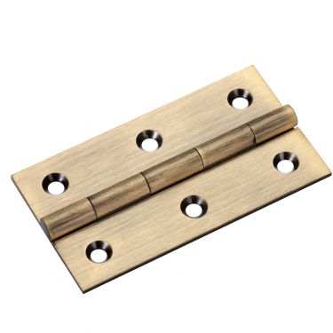 Click Here To Enlarge This Photo Of TDF115FB - Zoo Hardware Solid Drawn Brass Butt Hinges - 75 x 41 x 2mm Florentine Bronze