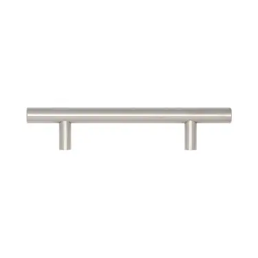 Click Here To Enlarge This Photo Of JSS110B Frelan Hardware Satin Stainless Steel T Bar Cabinet Handle 188mm x 12mm &lpar;128mm centres&rpar;