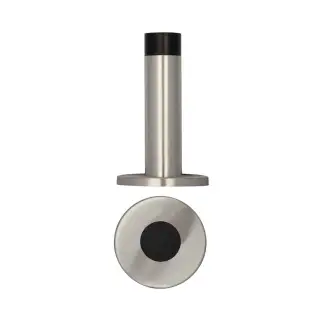JSS07 Frelan Hardware Satin Stainless Steel Wall Mounted Door Stop &lpar;No Rose&rpar;  80x48mm