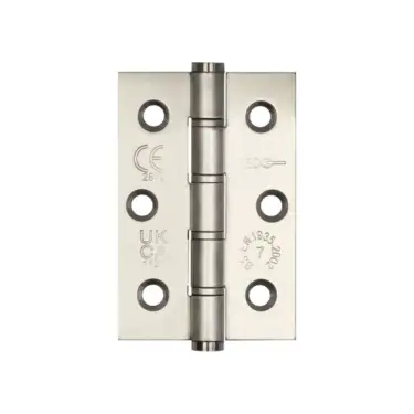 Click Here To Enlarge This Photo Of J9504SSS Frelan Hardware Jedo Grade 7 &lpar;Stainless Steel&rpar; Washered Hinges 76mm x 50mm Satin Stainless Steel