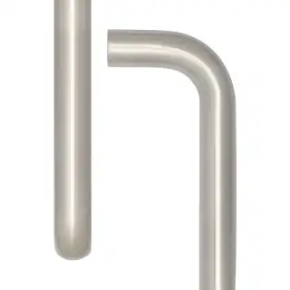 JSS319B Frelan Hardware Satin Stainless Steel &lpar;G201&rpar; 225mm x 19mm D Shape Pull Handle &lpar;Bolt Through&rpar;