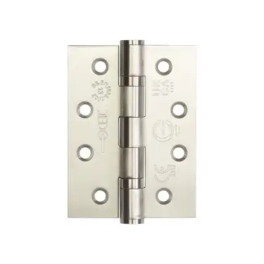 Click Here To Enlarge This Photo Of J9500SSS Frelan Hardware Jedo Certifire Grade 13 &lpar;Stainless Steel&rpar; Ball Bearing Hinges 102mm x 76mm x 3mm Satin Stainless Steel