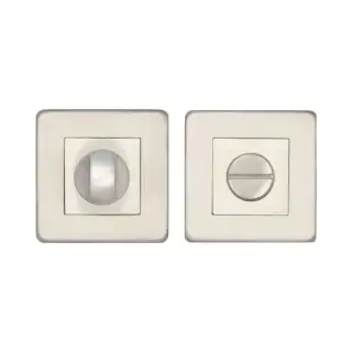 JSS54 Frelan Hardware Satin Stainless Steel Square Turn & Release without Indicator