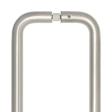 Click Here To Enlarge This Photo Of JSS120D Frelan Hardware Satin Stainless Steel &lpar;G304&rpar; 425mm x 19mm D Shape Pull Handles &lpar;Back to Back&rpar;