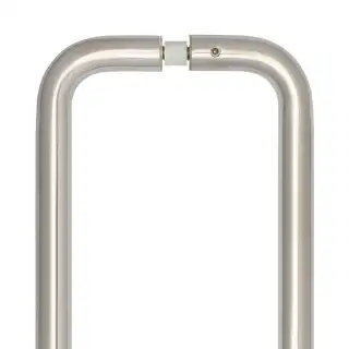 JSS120D Frelan Hardware Satin Stainless Steel &lpar;G304&rpar; 425mm x 19mm D Shape Pull Handles &lpar;Back to Back&rpar;