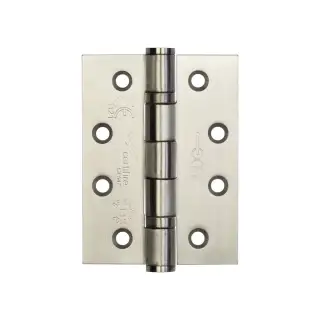 J9507SSS Frelan Hardware Certifire Grade 13 &lpar;Stainless Steel&rpar; Ball Bearing Hinges 102mm x 76mm x 3mm Satin Stainless Steel &lpar;316 Marine Grade&rpar;