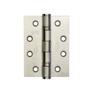 J9507SSS Frelan Hardware Certifire Grade 13 &lpar;Stainless Steel&rpar; Ball Bearing Hinges 102mm x 76mm x 3mm Satin Stainless Steel &lpar;316 Marine Grade&rpar;
