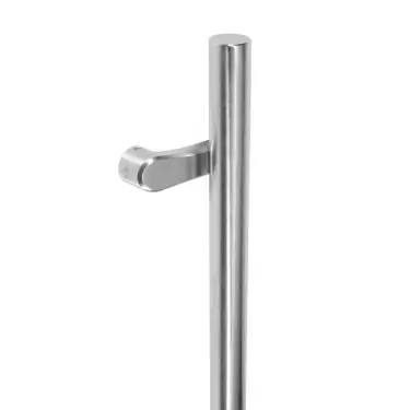 Click Here To Enlarge This Photo Of BLU Performance Offset Round Pull Handle &lpar;32mm Diameter&rpar; 316 Satin Stainless Steel