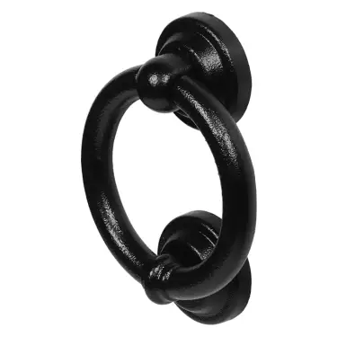 Click Here To Enlarge This Photo Of DuraTique Ring Door Knocker&comma; Stainless Steel&comma; Textured Matt Black Finish &lpar;DKB225-TMB&rpar;