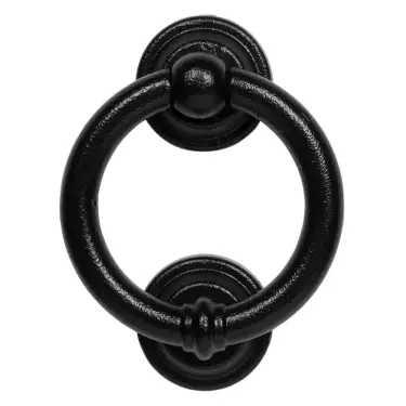 Click Here To Enlarge This Photo Of DuraTique Ring Door Knocker&comma; Stainless Steel&comma; Textured Matt Black Finish &lpar;DKB225-TMB&rpar;