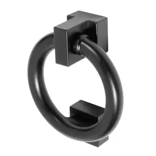BLU Performance Ring Door Knocker&comma; 316 Stainless Steel in a Matt Black Lacquered Finish &lpar;DKB250-MBL&rpar;