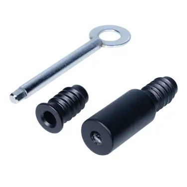 Click Here To Enlarge This Photo Of EDWIN Sliding Sash Range - ED33 Detachable Round Sash Stop&comma; Solid Brass with a Matt Black Finish &lpar;ED33-MBK&rpar;